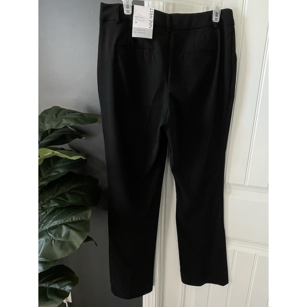 Nine West Black Bootcut Dress Pants Women's size 10 | Sculpting | NWT